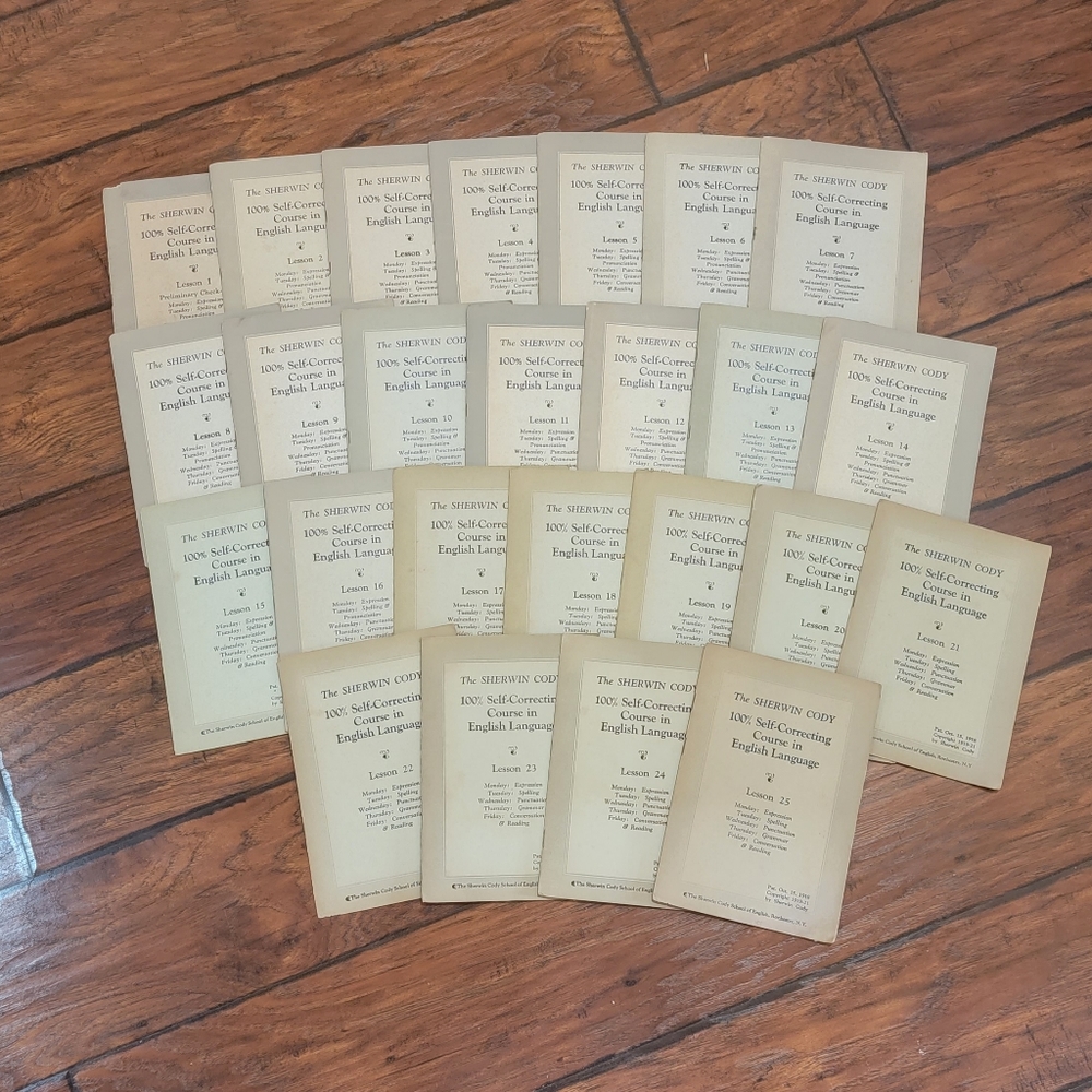Antique Sherwin Cody books